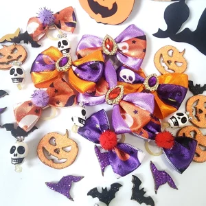 Kit Lacinho Pet Halloween 70 unidades